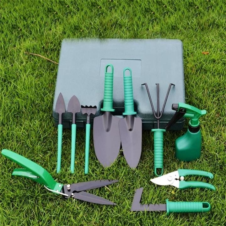 10-Piece Gardening Tool Set with Case