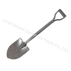 Heavy-Duty Round Point Steel Shovel